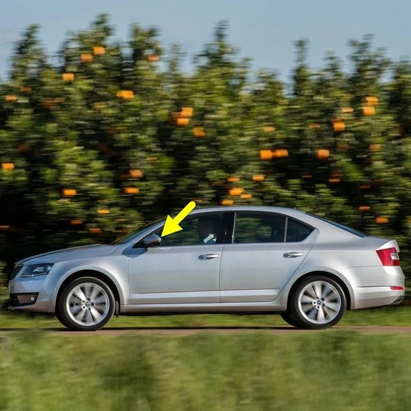 Skoda Octavia 3 A7 2013-2017 Sol Dış Dikiz Aynası Çerçevesi 5E0857531