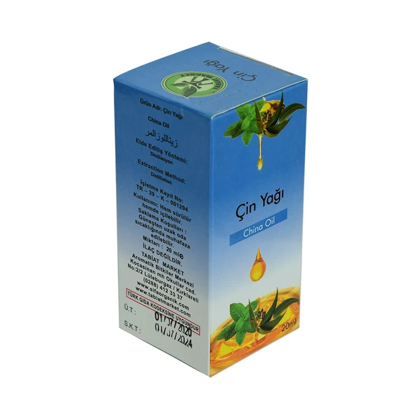 Tabiat Market Çin Yağı Distilasyon China Oil 20 ML - Resim 3
