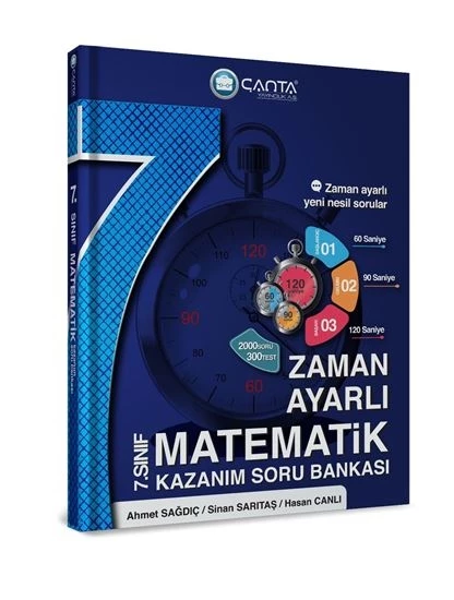 Çanta Yayınları 7.Sınıf Matematik Zaman Ayarlı Kazanım Soru Bankası