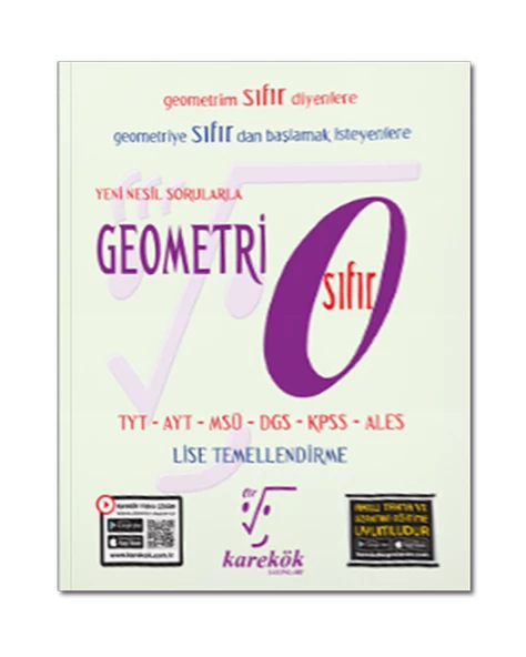 TYT AYT MSÜ KPSS ALES DGS GEOMETRİ SIFIR