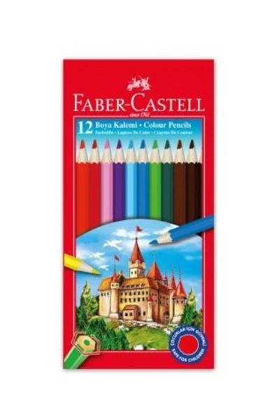Faber Castell 4 lü Boyama Seti 12 li Kuru + Keçeli + Pastel + Sulu Boya + Sıvı Yapıştırıcı - 5