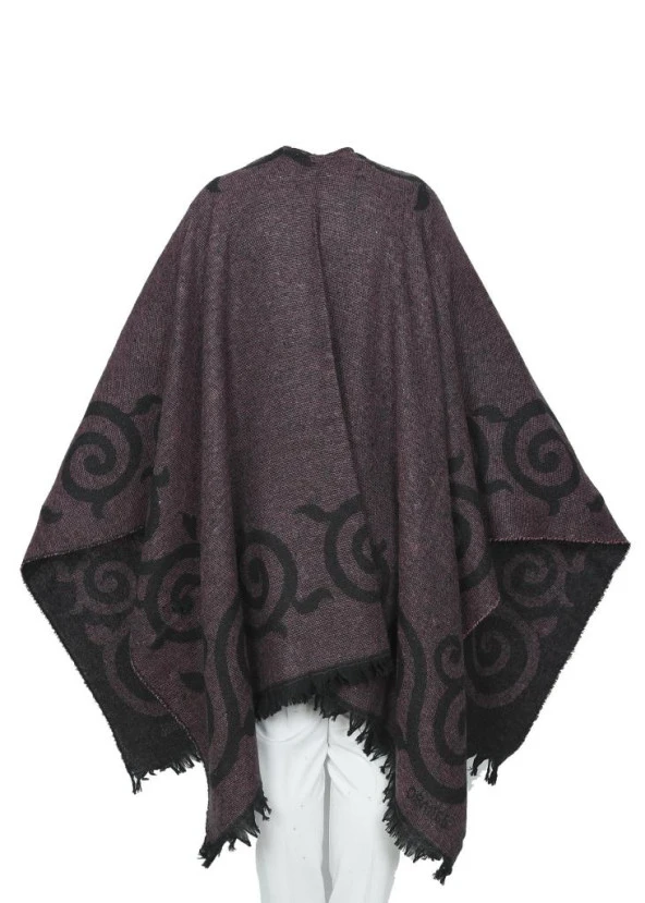 Bordo Renk Sarmaşık Model Panço - 6