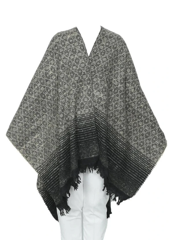 Açık Gri Renk Yuvarlak Desen Panço - 7