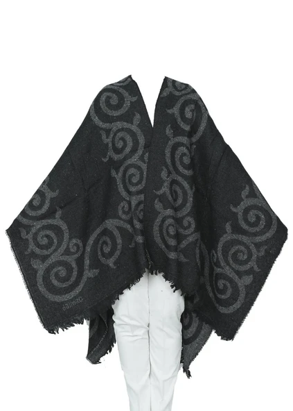 Gri Siyah Sarmaşık Model Panço - 10