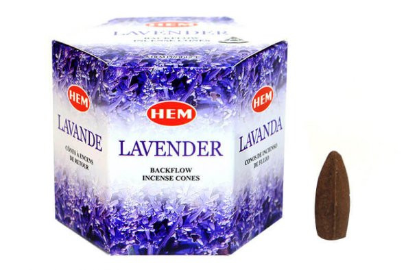 Lavender Back Flow Cones- Lavanta Geri Akışlı Konik Tütsü (1 Paket 40 Adet)