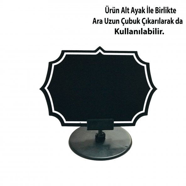 MT Yazılıp-Silinebilir Yıldız Fiyat Etiketi ve Ayaklı Etiket Tutucu 10 lu Paket - 9