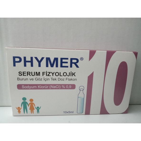Phymer Serum Fizyolojik 5 ml 10 Flakon