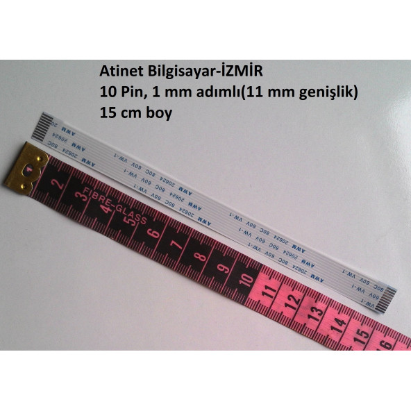 Awm 20624 80C 60V Vw-1 Flex Kablo 10 Pin 15Cm 10-1-15A ürün görseli 1