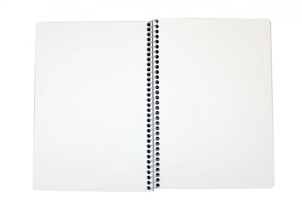 E&D Ofis A5 80yp Spiralli Düz Okul Defteri Renkli Çizgiler - Resim 4