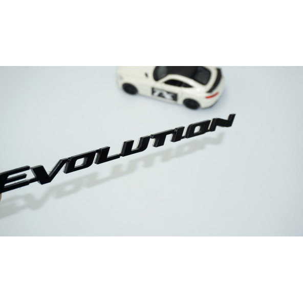DK Tuning Lancer Evolution Siyah Bagaj Yazı Logo Mitsubishi İle Uyumlu