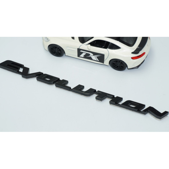 DK Tuning Lancer Evolution Siyah Bagaj Yazı Logo Mitsubishi İle Uyumlu - Resim 3