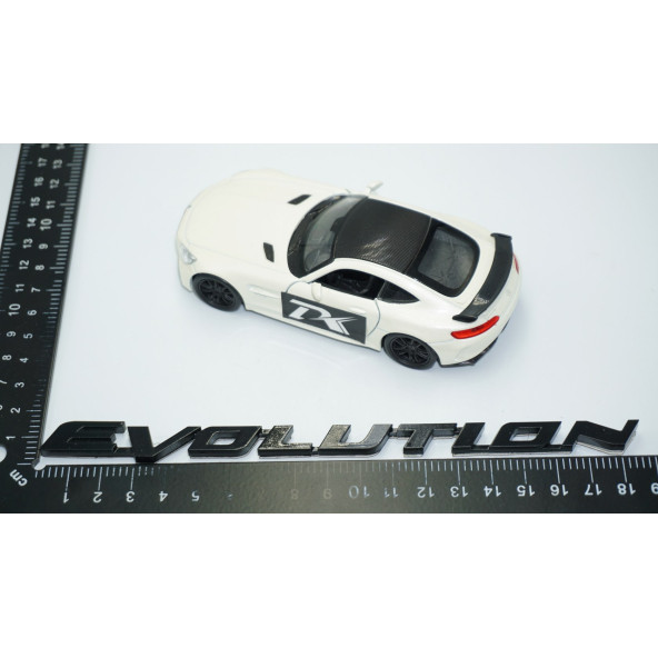 DK Tuning Lancer Evolution Siyah Bagaj Yazı Logo Mitsubishi İle Uyumlu - Resim 4