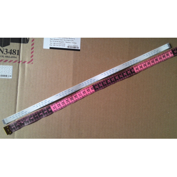 10 Pin Flex Kablo Awm 20624 80C 60V Vw1 40 Cm 10-1-40A - Resim 2