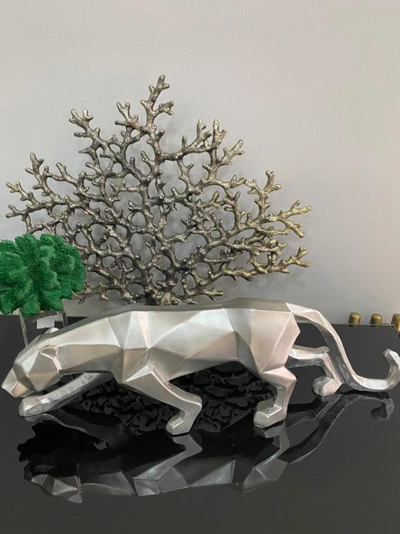 KÜBİK LEOPAR BİBLO GÜMÜŞ - 5