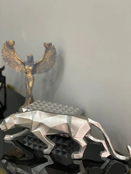 KÜBİK LEOPAR BİBLO GÜMÜŞ - 4