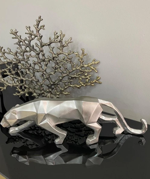 KÜBİK LEOPAR BİBLO GÜMÜŞ - 2