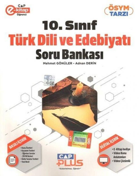 10. Sınıf Anadolu Lisesi Türk Dili ve Edebiyatı Plus Soru Bankası Çap Yayınları