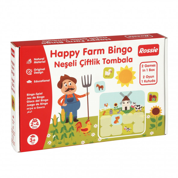 Rossie Neşeli Çiftlik Tombala (2 Oyun 1 Arada) - 1
