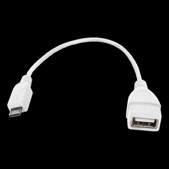 Micro USB OTG Kablo - Beyaz