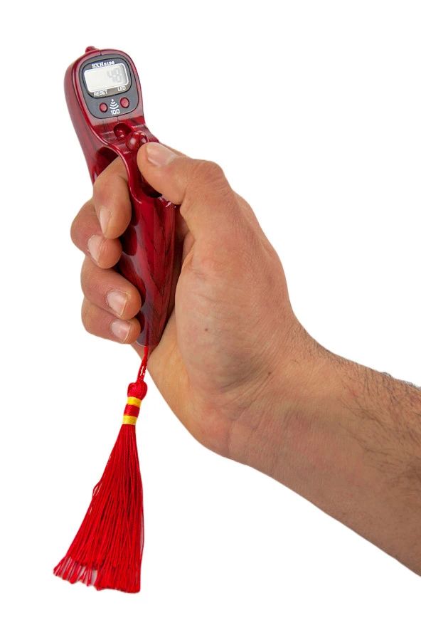 Dijital Tespih Yeni Nesil Zikirmatik Tesbihmatik - Kırmızı - Resim 2