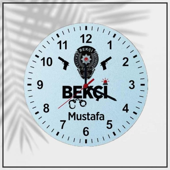 Bekçi Mustafa Ahşap Duvar Saati