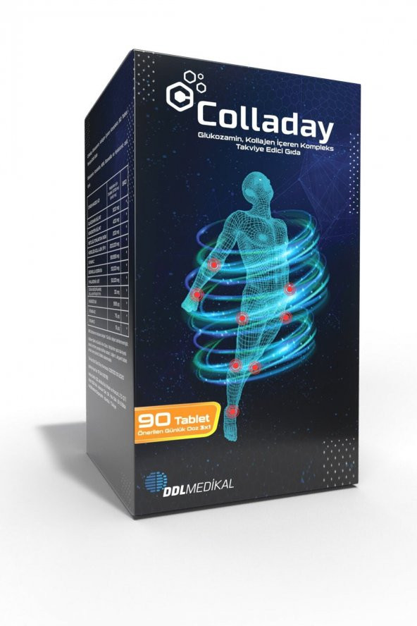 Colladay Glukozamin Kollajen Kompleks 90 Tablet Colladay