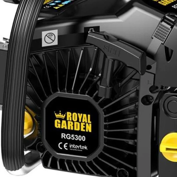 Royal Garden RG5300S Benzinli Ağaç Kesme Motoru 45 cm 3 Hp - Resim 5