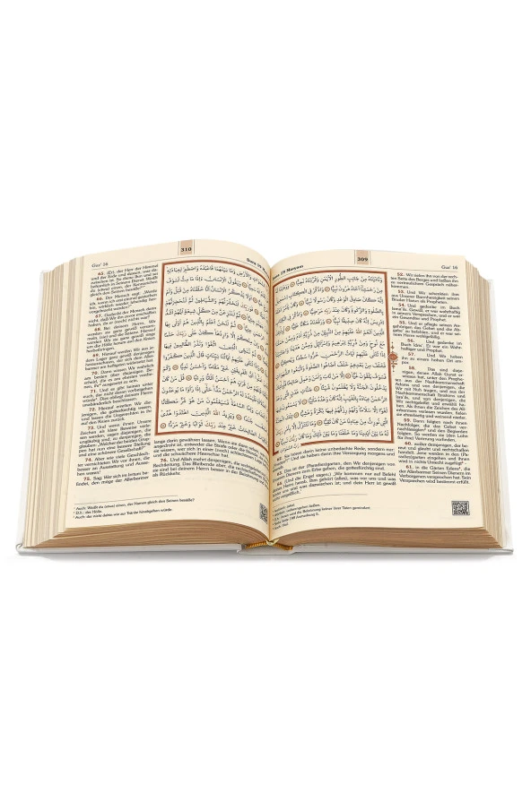 Almanca Mealli Kuran Seti - Siyah - Resim 8