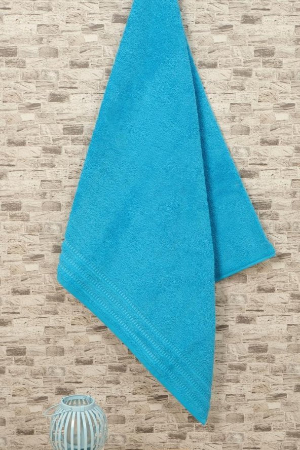 2li Mavi Şerit Bordürlü Banyo Havlusu Seti (70x130-50x90) - 3