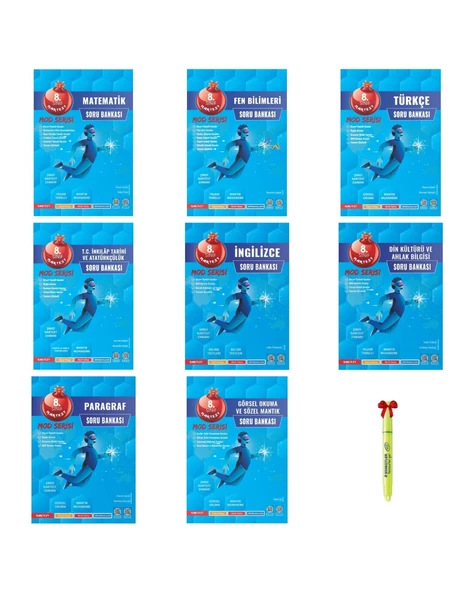 LGS 8.Sınıf Mod Serisi Soru Bankası FULL Set ( 8 Kitap)