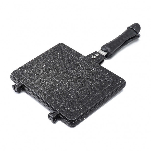 Eda ZK-904 Döküm Granit 24x17 Cm Ocak Üstü El Tost Makinesi - 3