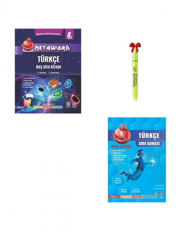 LGS 8.Sınıf Metaword ve MOD Serisi Türkçe Soru Bankası