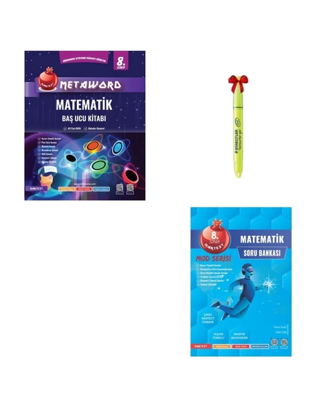 LGS 8.Sınıf Metaword ve MOD Serisi Matematik Soru Bankası