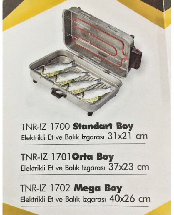 ELEKTRİKLİ IZGARA BÜYÜK BOY 1000W - 8