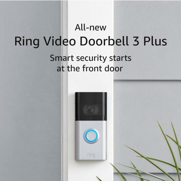 Ring Video Doorbell 3 Plus - 1080p HD video improved motion detection