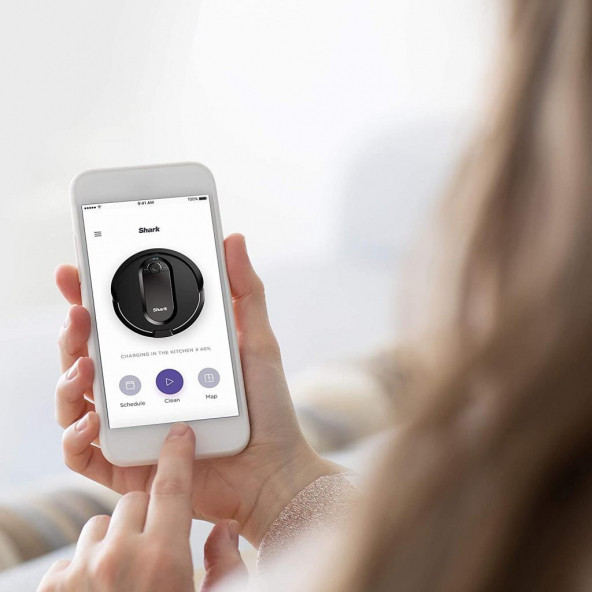 Shark IQ RV1001 Wi-Fi Connected Home Mapping Robot Vacuum - Resim 5