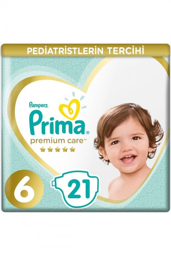 Prima Bebek Bezi Premium Care 6 Beden Ekstra Large 21 Adet