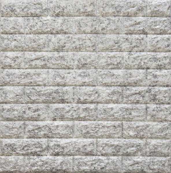 NW16 Benekli Gri Esnek Sünger Yapışkanlı 3D Duvar Paneli