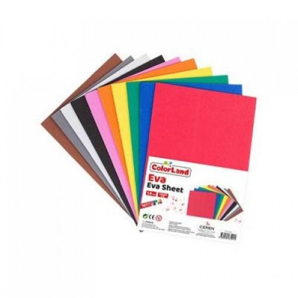 COLORLAND EVA A4 10 RENK (EVA01) ürün görseli
