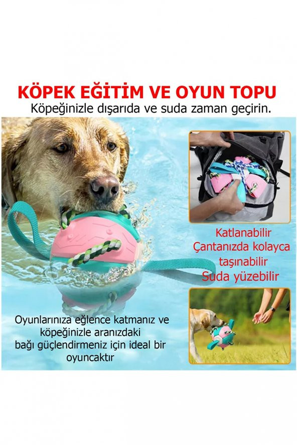 Dogger - Frizbi Top Interaktif Köpek Oyuncağı - Beyaz - 2