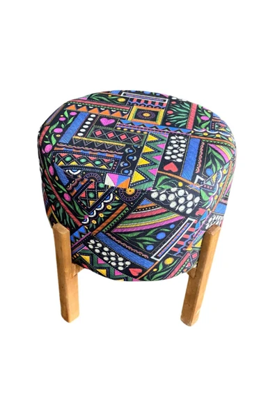 DTM HOME Çok Renkli Puf - 3