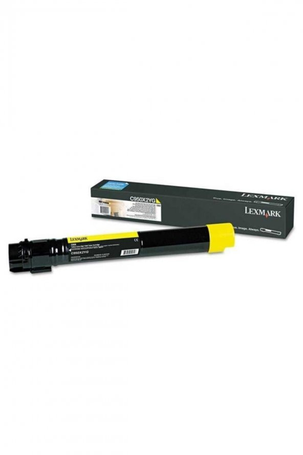 Lexmark C950-C950X2YG Sarı Orjinal Toner