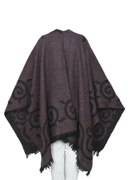 Bordo Renk Sarmaşık Model Panço - 12