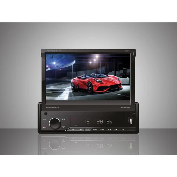 FOR-X 5X-9030 7İNÇ USB SD BLUETOOTH RADYO INDASH OTO TEYP DOKUNMATİK PANEL FULL HD - 2