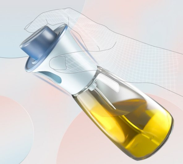 220 ml Çok Amaçlı Spreyli Cam Şişe Sirkelik Yağdanlık - 3