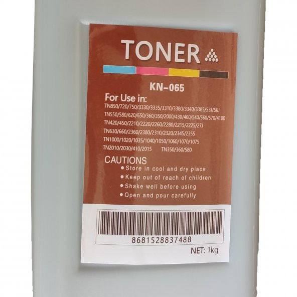Muadil For Brother TN2025 Toner Tozu 1KG- HL-2030 / HL-2030R