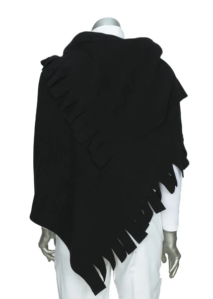 Siyah Renk Polar Şal - 11