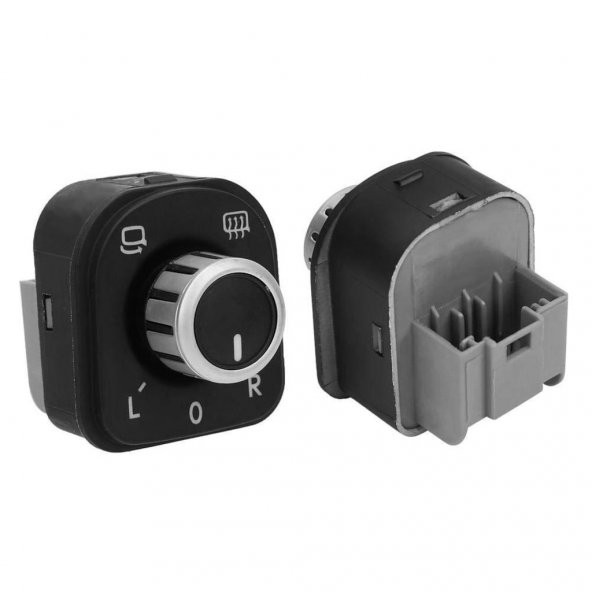 VOLKSWAGEN  JETTA DİKİZ AYNA AYAR DÜĞMESİ KATLANIR AYNA KROM 2006-2014 - Resim 3