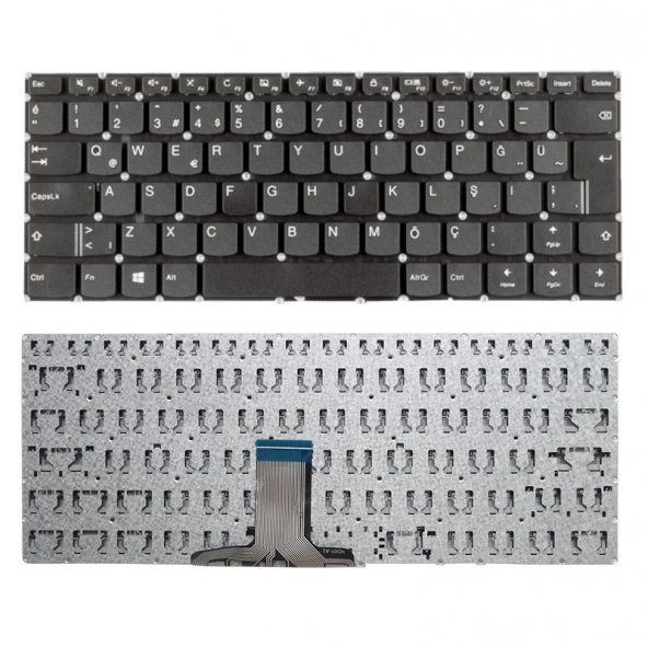 Lenovo Yoga 510-14AST 510-14IKB Notebook Klavye (Siyah TR)