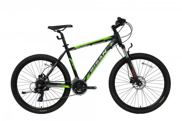 Bisan MTX 7050 MD 27,5 Jant 48 cm Kadro 21 Vites Erkek Dağ Bisikleti 2022 Siyah-Yeşil